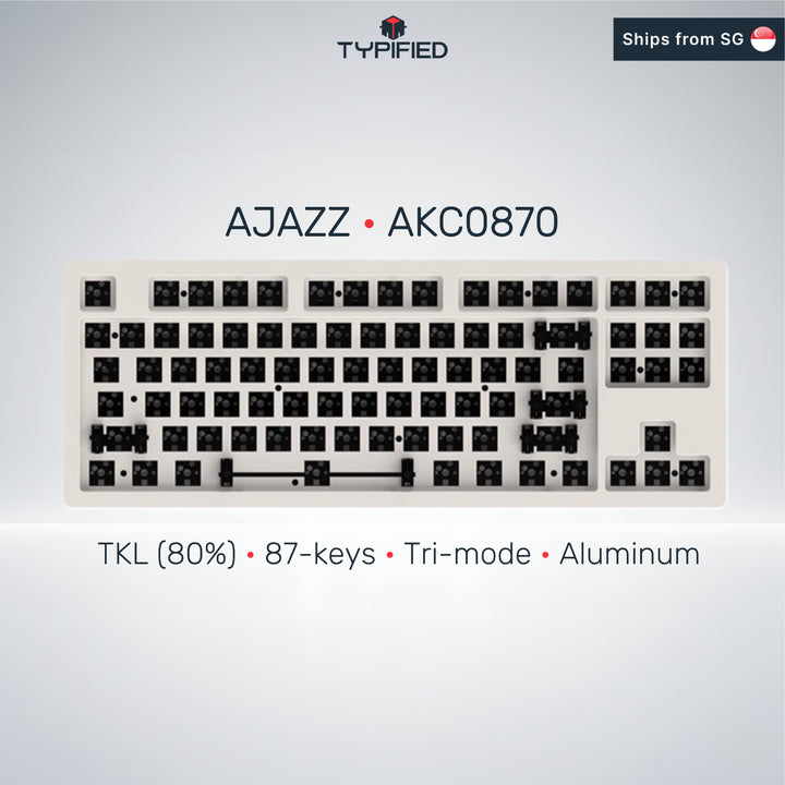Ajazz AKC087 (TKL | 87-Key | Tri-mode)