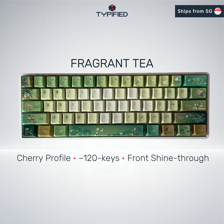 Fragrant Tea Splash Keycap (Cherry Profile | 120-key)
