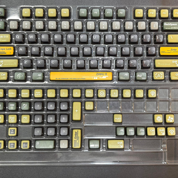 Gundam Zaku Green Storm Keycap