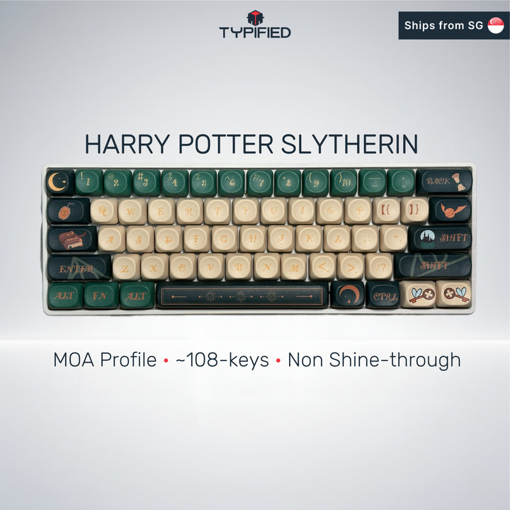 Harry Potter – Slytherin House Keycap (MOA Profile | 108-key)
