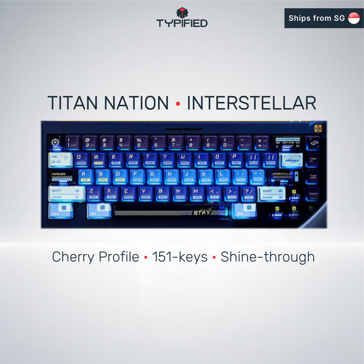 Interstellar Keycap Set (Cherry Profile | 151-Key)