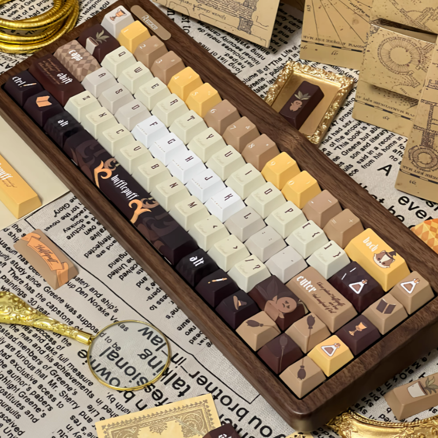Harry Potter – Hufflepuff House Keycap (Cherry Profile | 108-key)