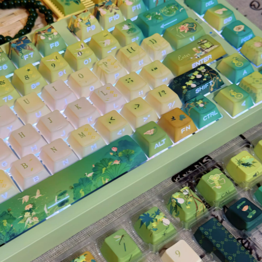 Fragrant Tea Splash Keycap (Cherry Profile | 120-key)