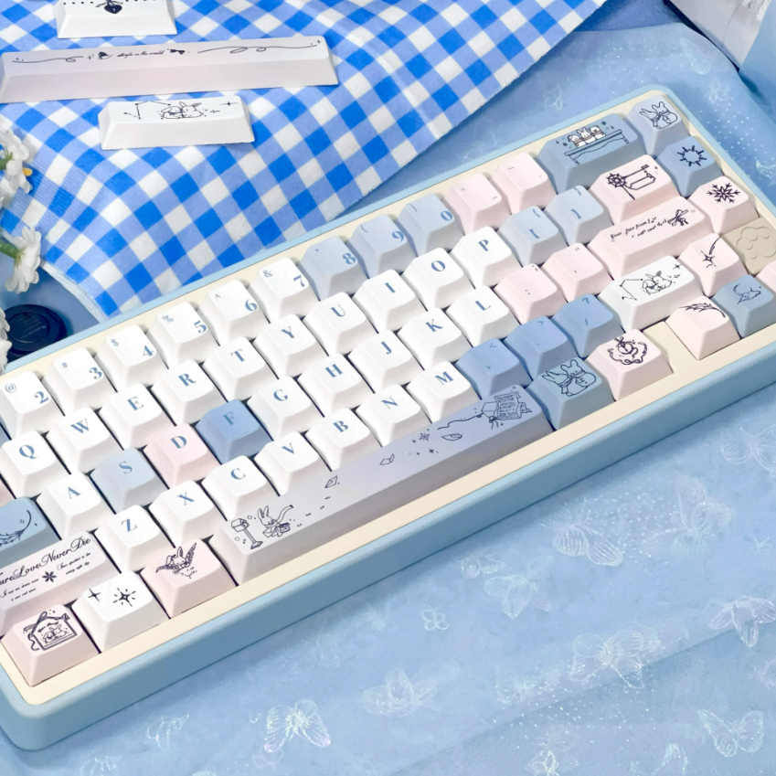 Gentle Snow Keycap (Cherry Profile | 108-key)