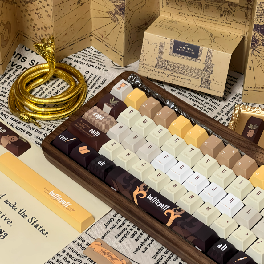 Harry Potter – Hufflepuff House Keycap (Cherry Profile | 108-key)
