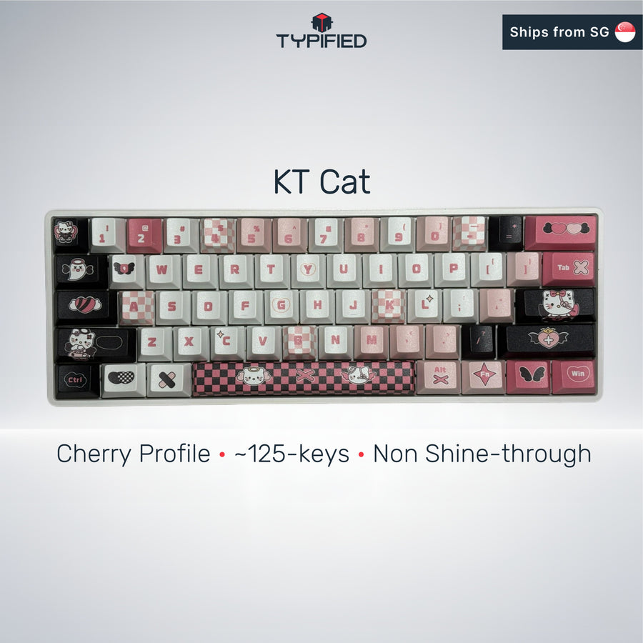 KT Cat Keycap (Cherry Profile | 125-key)