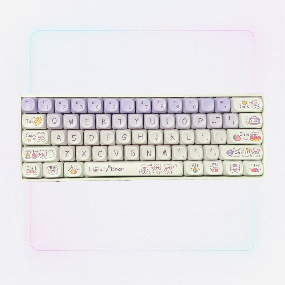 Cute Bear Keycap (MOA Profile | 133-key)