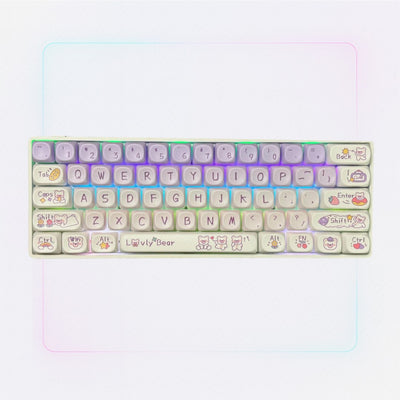 Cute Bear Keycap (MOA Profile | 133-key)