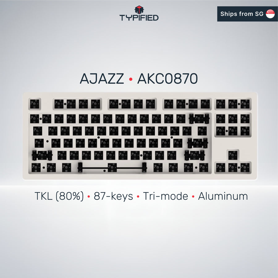 Ajazz AKC087 (TKL | 87-Key | Tri-mode)