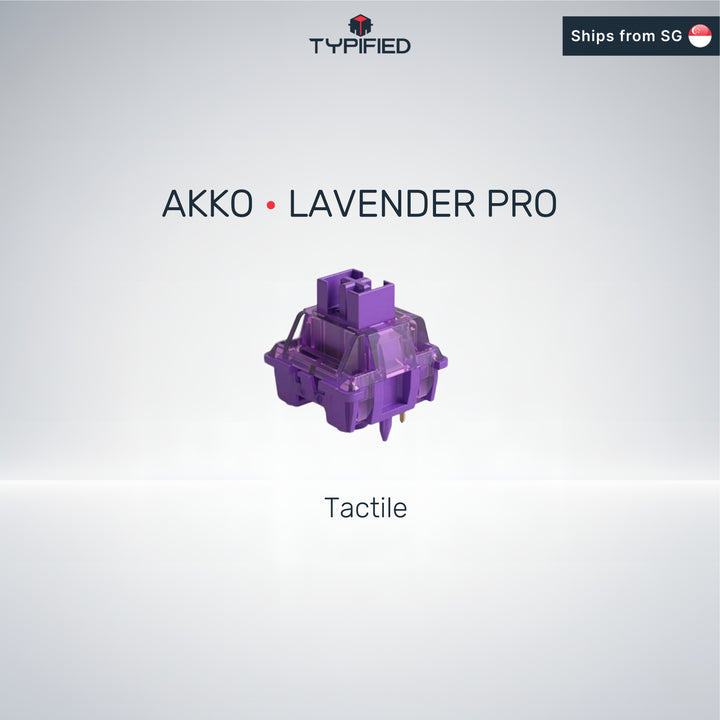Akko V3 Pro Lavender Purple Tactile Mechanical Switches (Tactile)