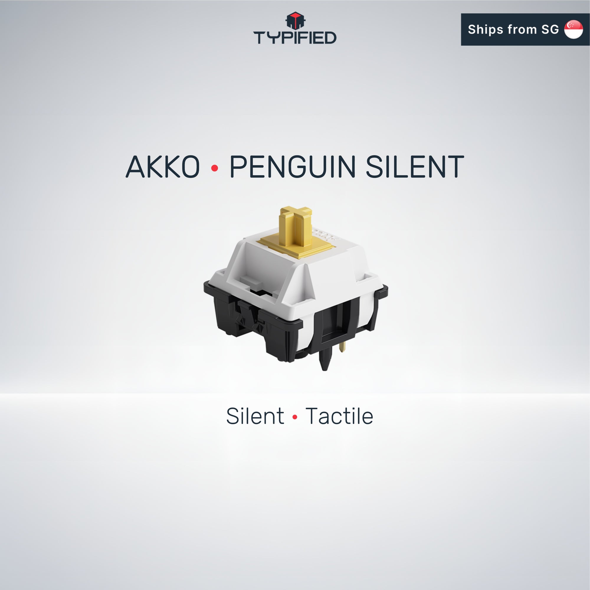 Akko Penguin Silent (Tactile)