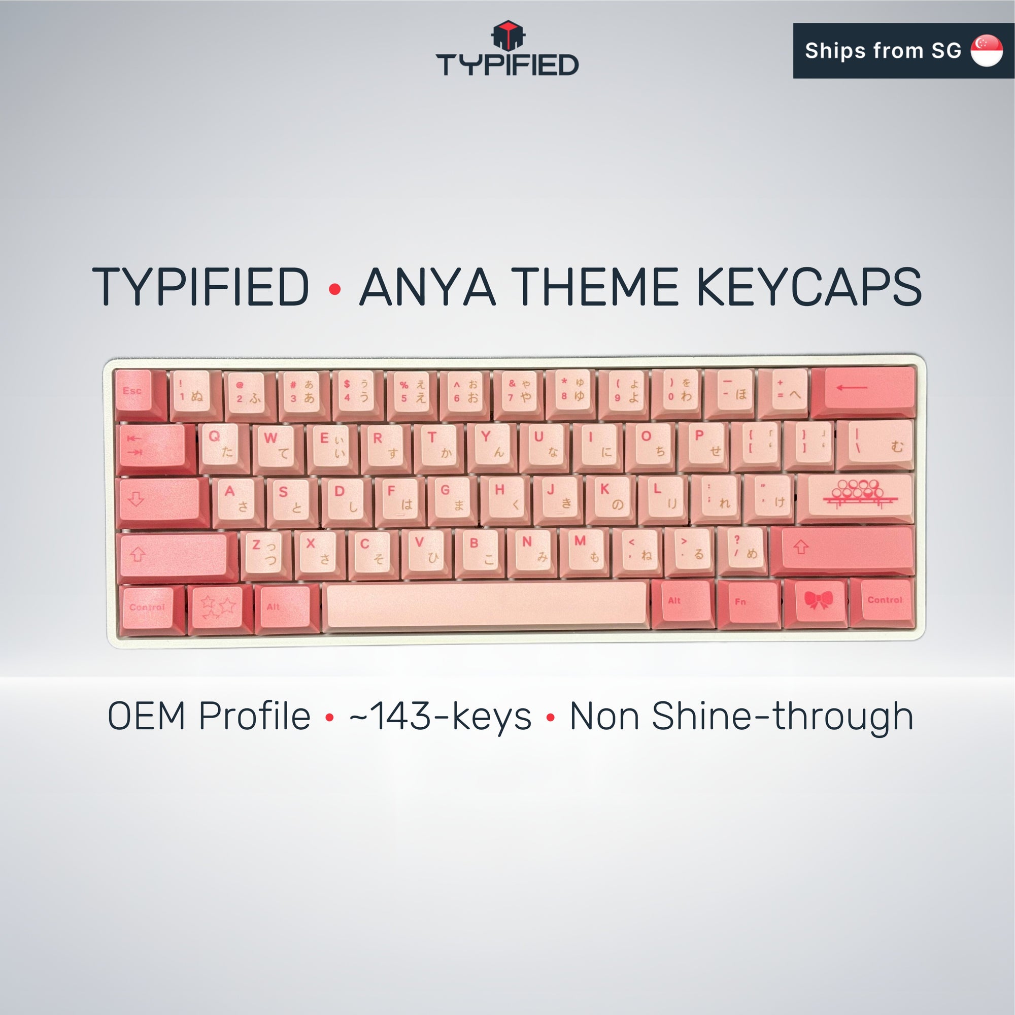 Anya Theme Keycap (OEM Profile | 143-key)
