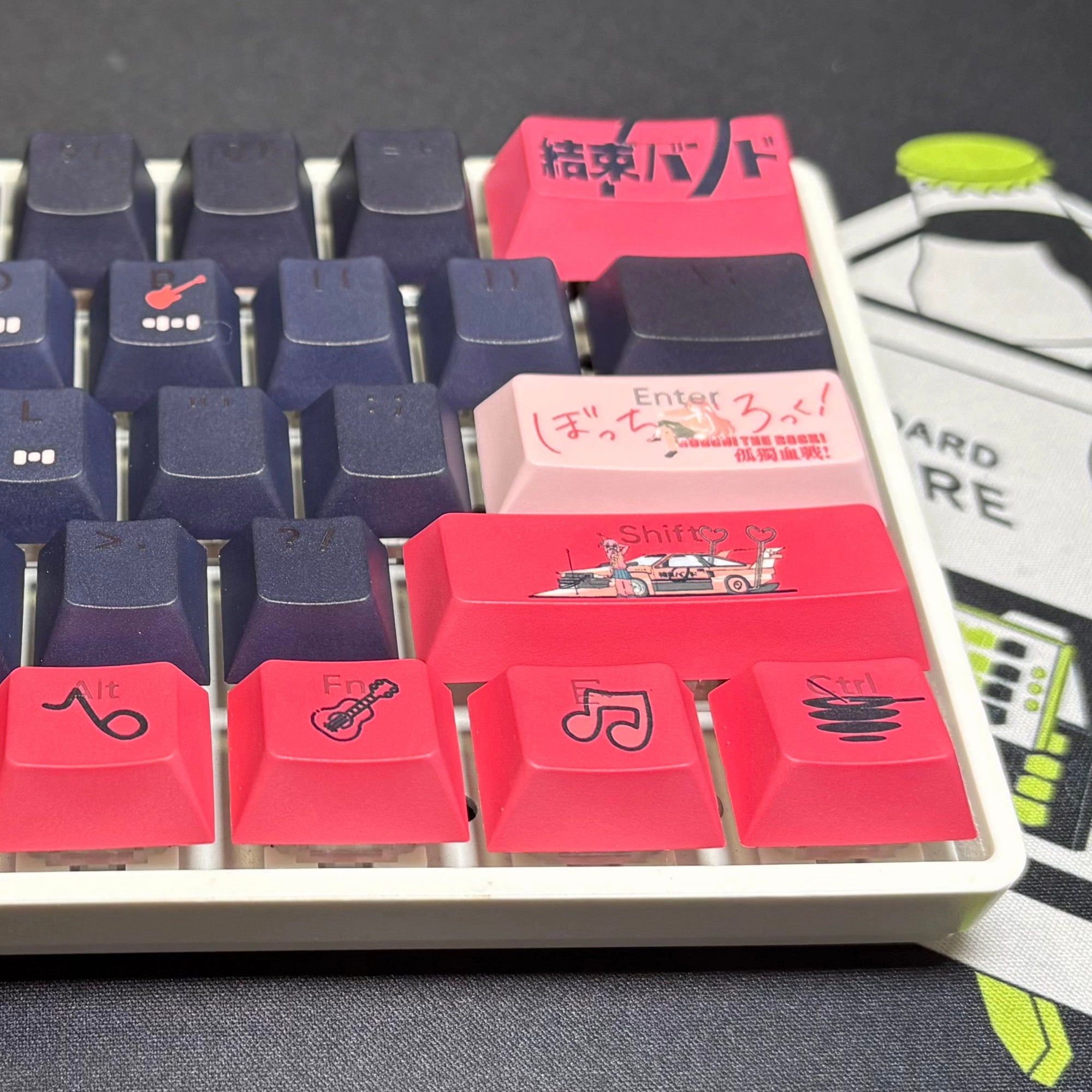 Bocchi‑chan Keycap (OEM Profile | 108-Key)