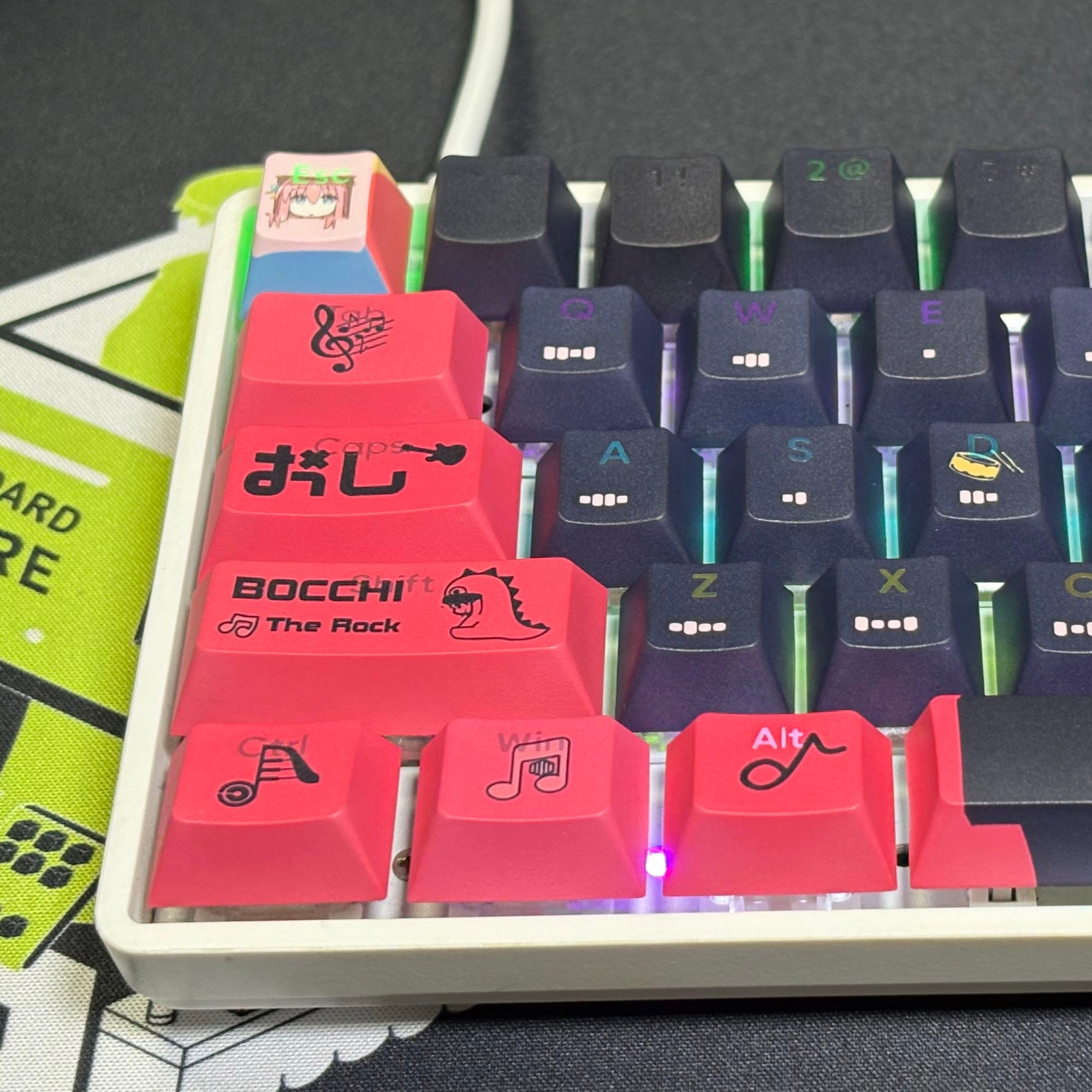 Bocchi‑chan Keycap (OEM Profile | 108-Key)