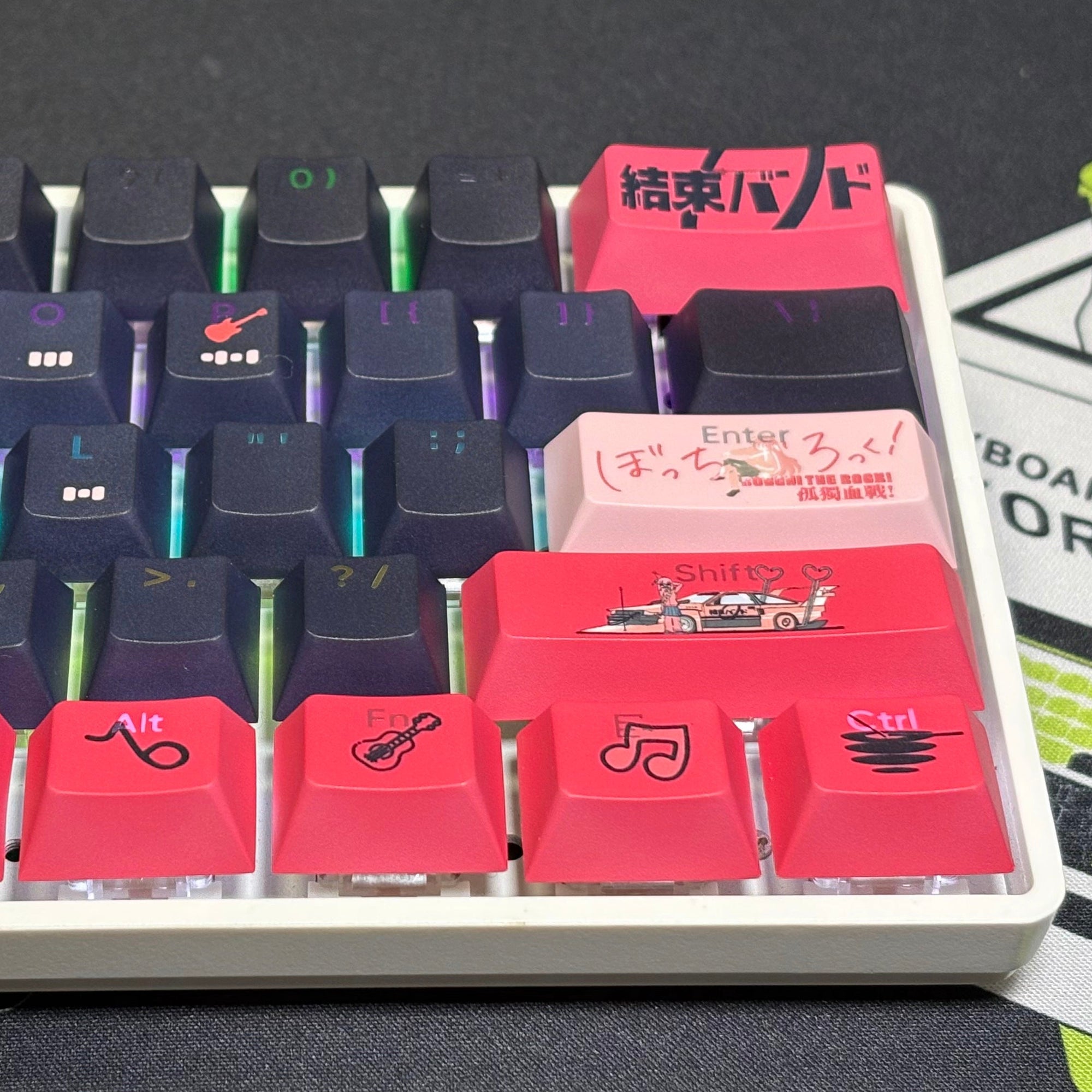 Bocchi‑chan Keycap (OEM Profile | 108-Key)
