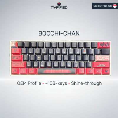 Bocchi‑chan Keycap (OEM Profile | 108-Key)