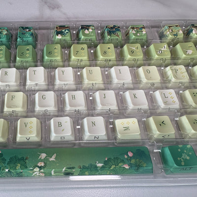 Fragrant Tea Splash Keycap (Cherry Profile | 120-key)