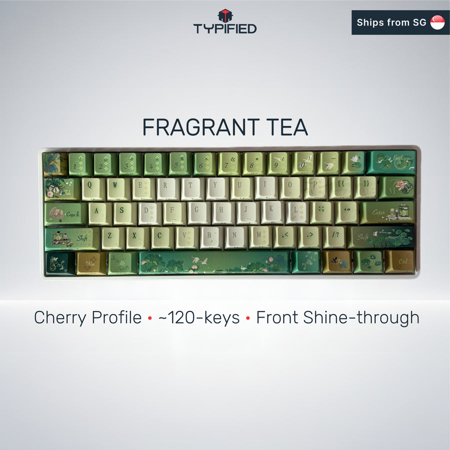 Fragrant Tea Splash Keycap (Cherry Profile | 120-key)