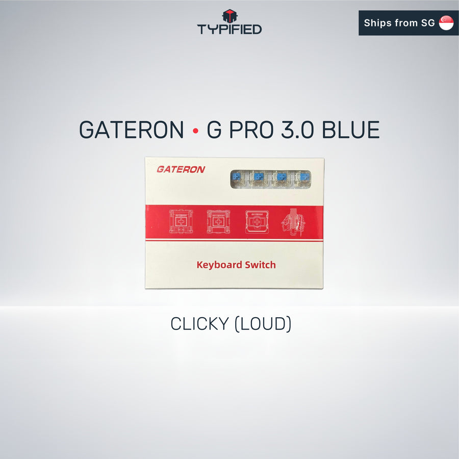 Gateron G Pro 3.0 (Blue) (Clicky - Loud)