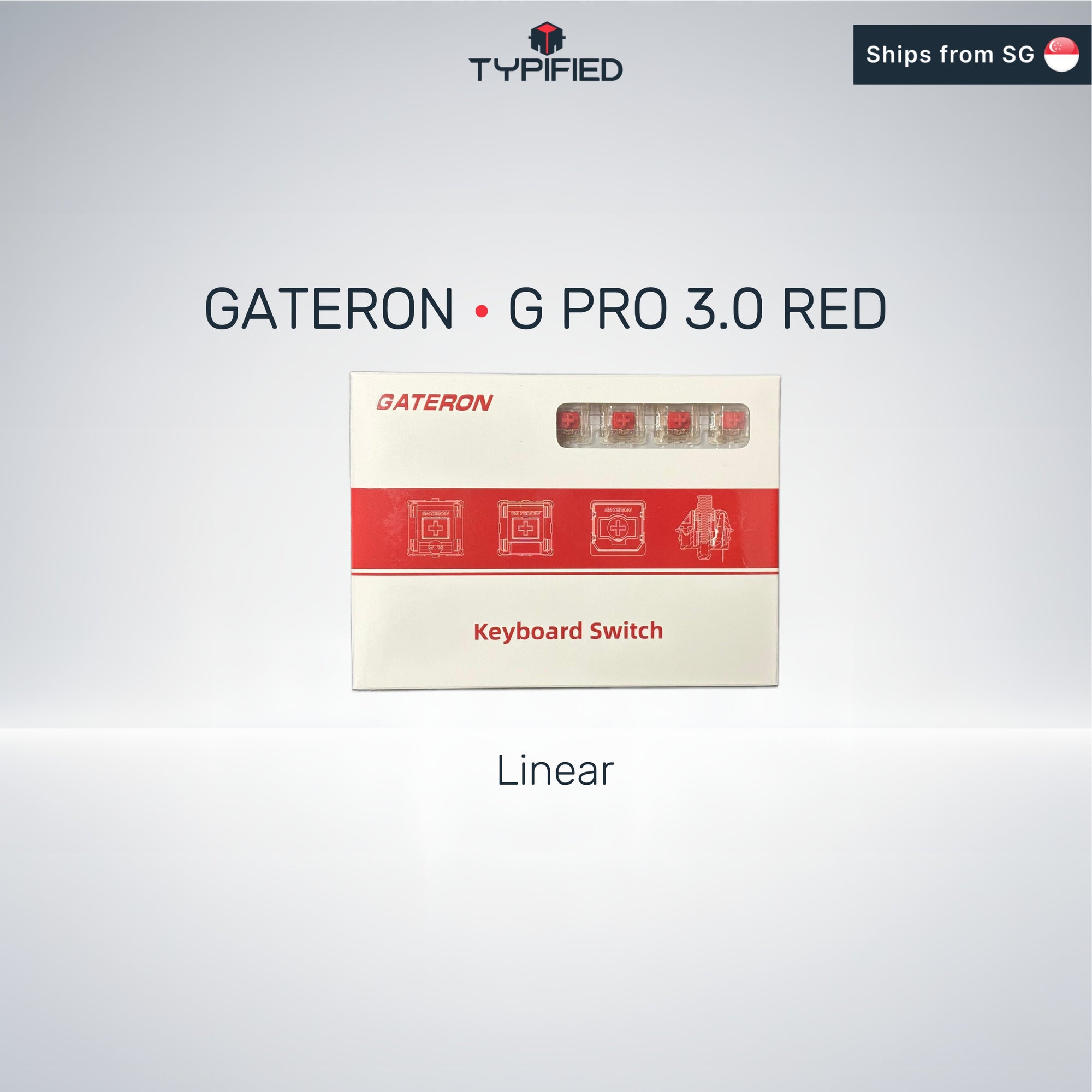 Gateron G Pro 3.0 (Red) (Linear)