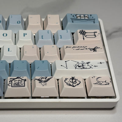 Gentle Snow Keycap (Cherry Profile | 108-key)