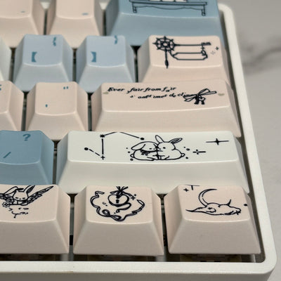 Gentle Snow Keycap (Cherry Profile | 108-key)