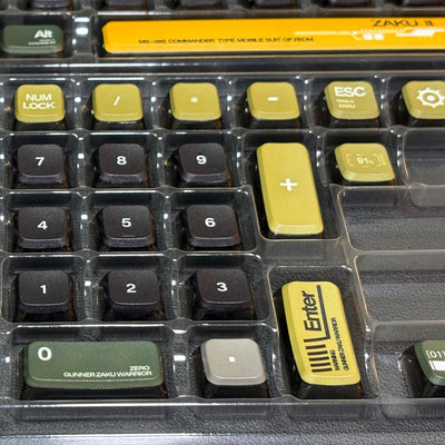 Gundam Zaku Green Storm Keycap