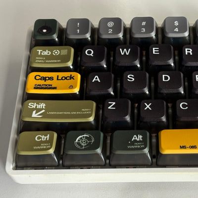 Gundam Zaku Green Storm Keycap