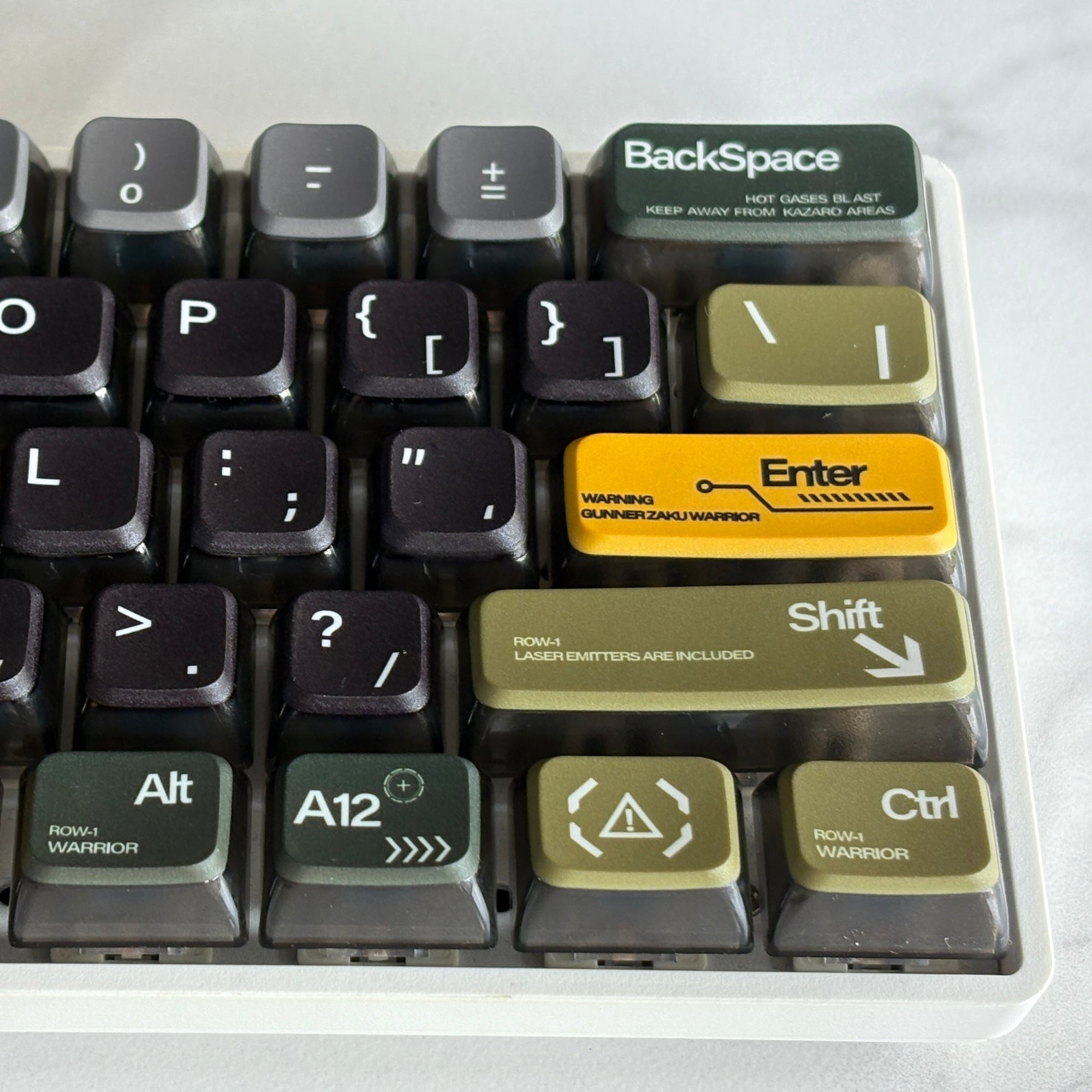 Gundam Zaku Green Storm Keycap