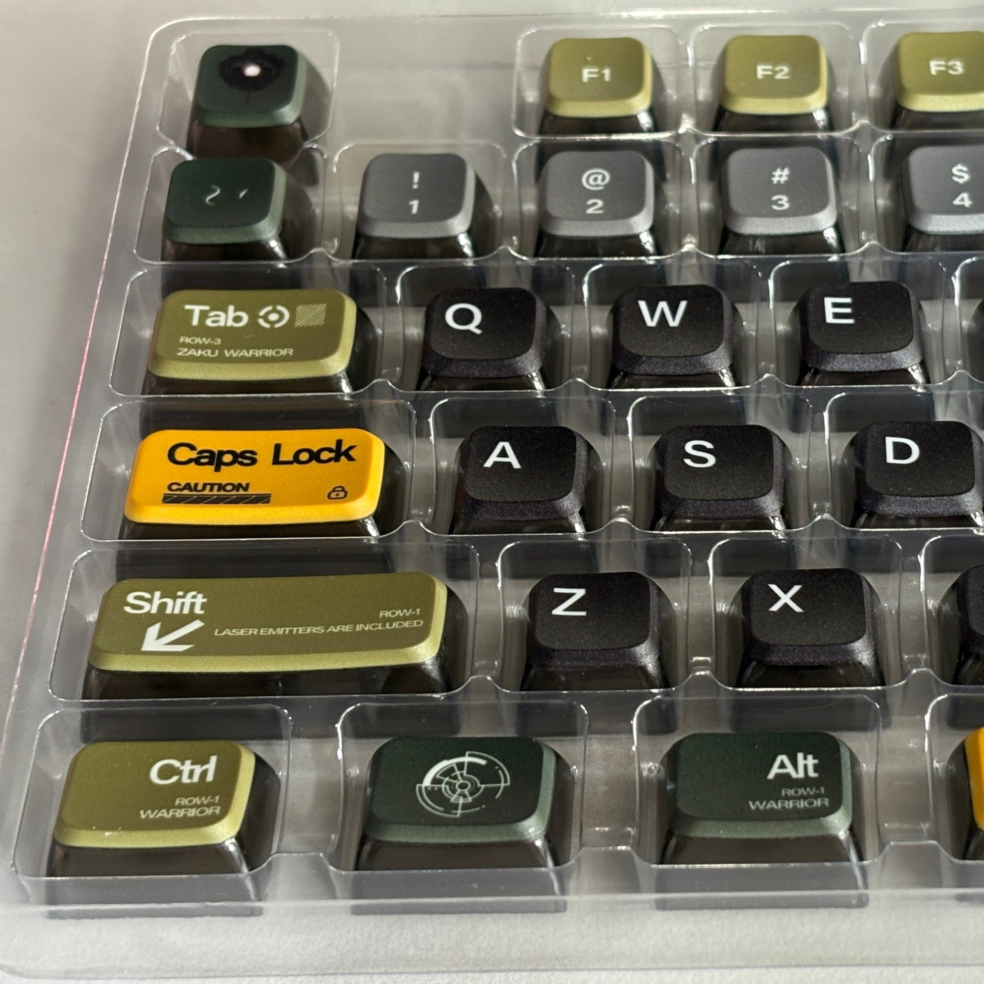 Gundam Zaku Green Storm Keycap