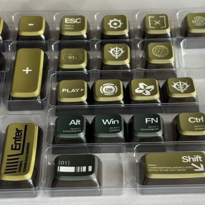 Gundam Zaku Green Storm Keycap