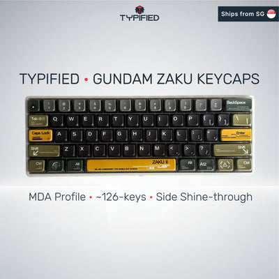 Gundam Zaku Green Storm Keycap
