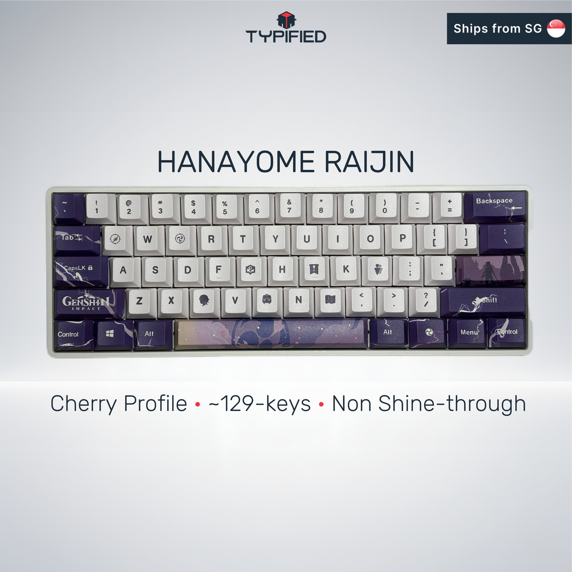 Hanayome Raijin Keycap (Cherry Profile | 129-Key)