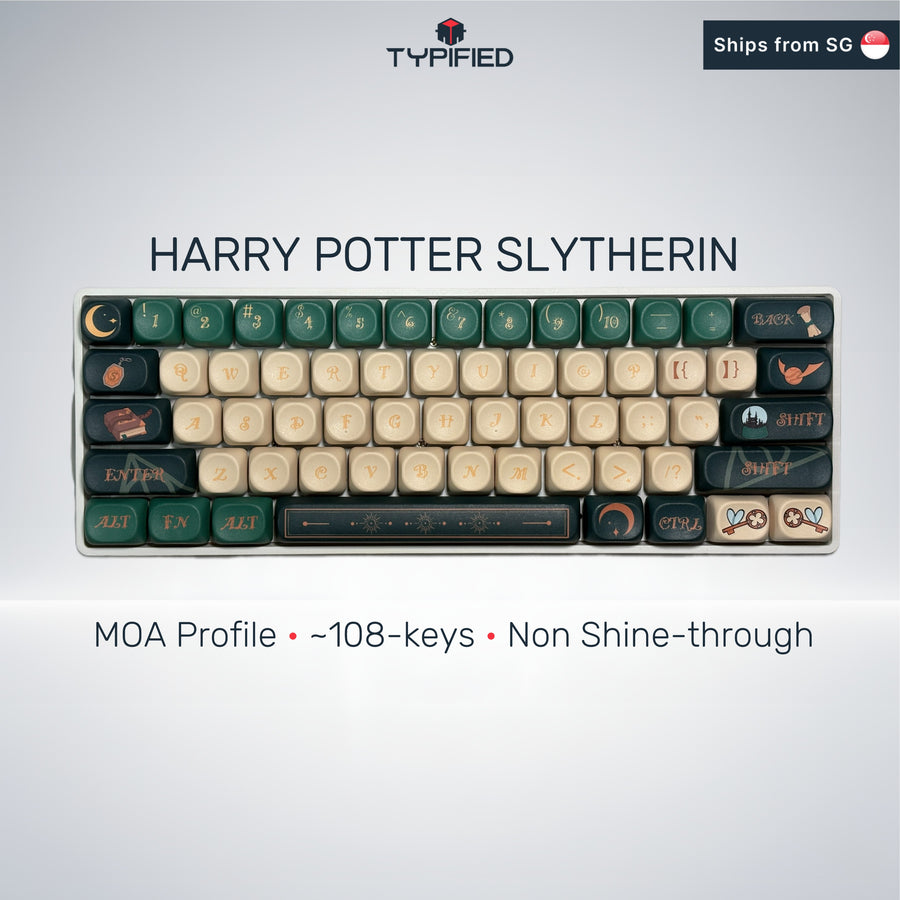 Harry Potter – Slytherin House Keycap (MOA Profile | 108-key)