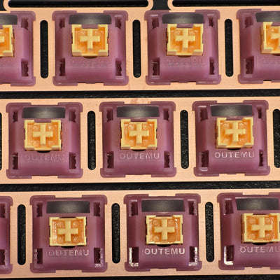 Outemu Honey Peach V3 Linear Switches (Silent | Linear)