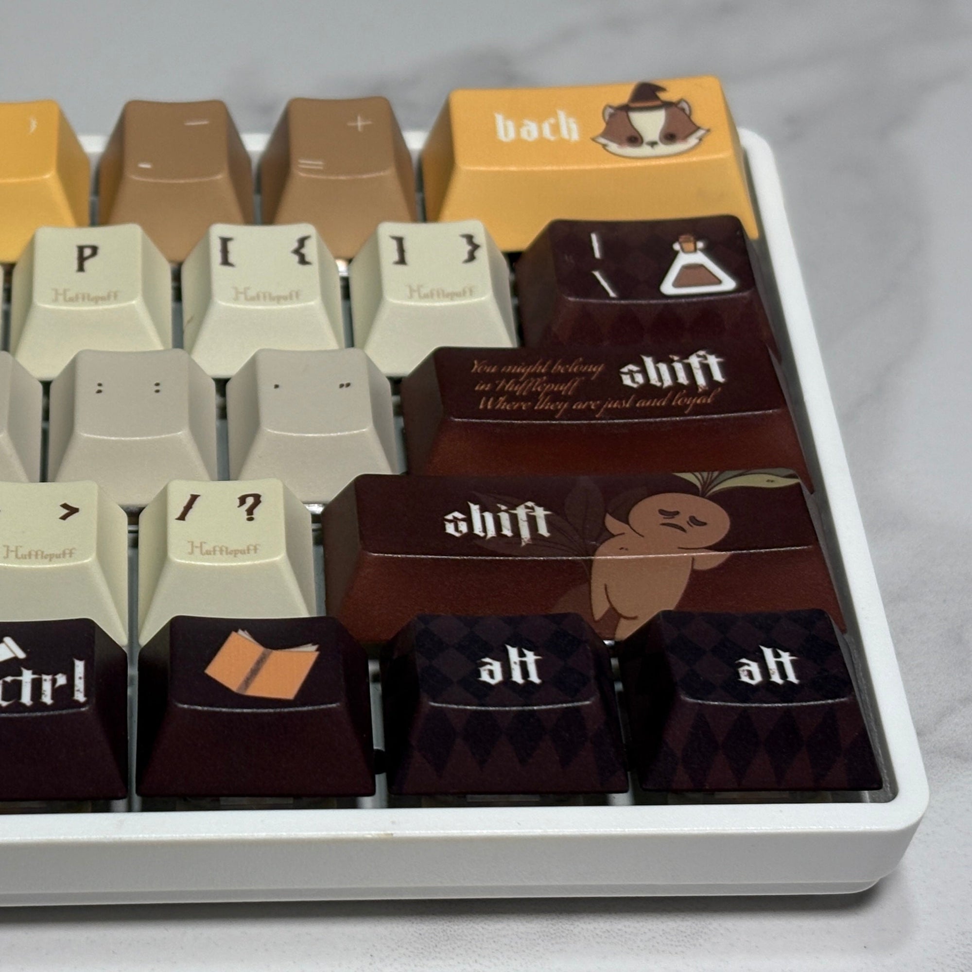 Harry Potter – Hufflepuff House Keycap (Cherry Profile | 108-key)