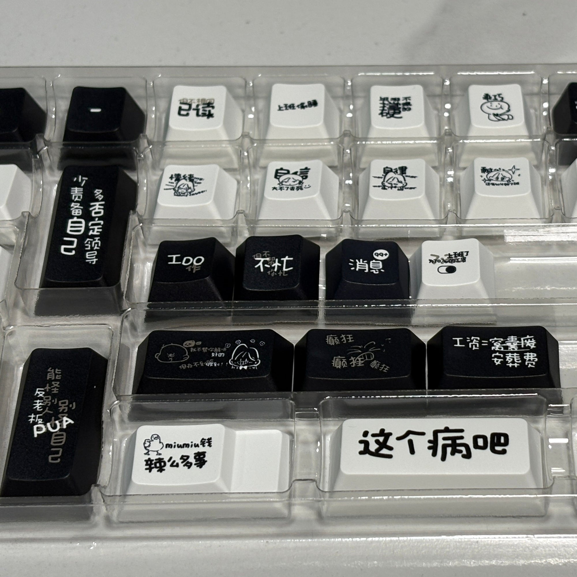 "I Love Working" Keycap (Cherry Profile | 120-Key)