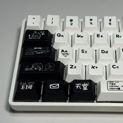 "I Love Working" Keycap (Cherry Profile | 120-Key)