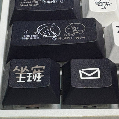 "I Love Working" Keycap (Cherry Profile | 120-Key)