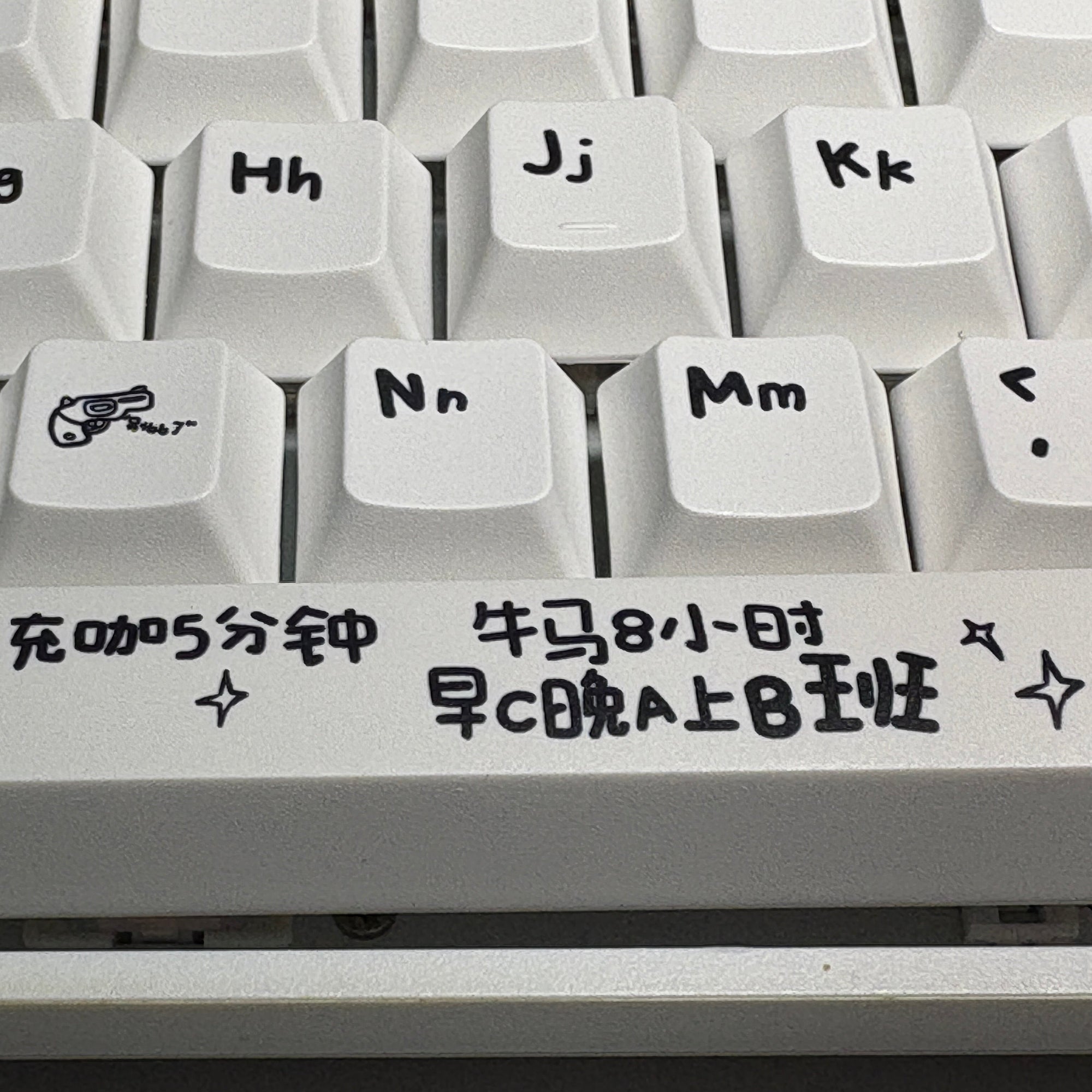 "I Love Working" Keycap (Cherry Profile | 120-Key)