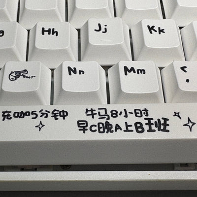 "I Love Working" Keycap (Cherry Profile | 120-Key)