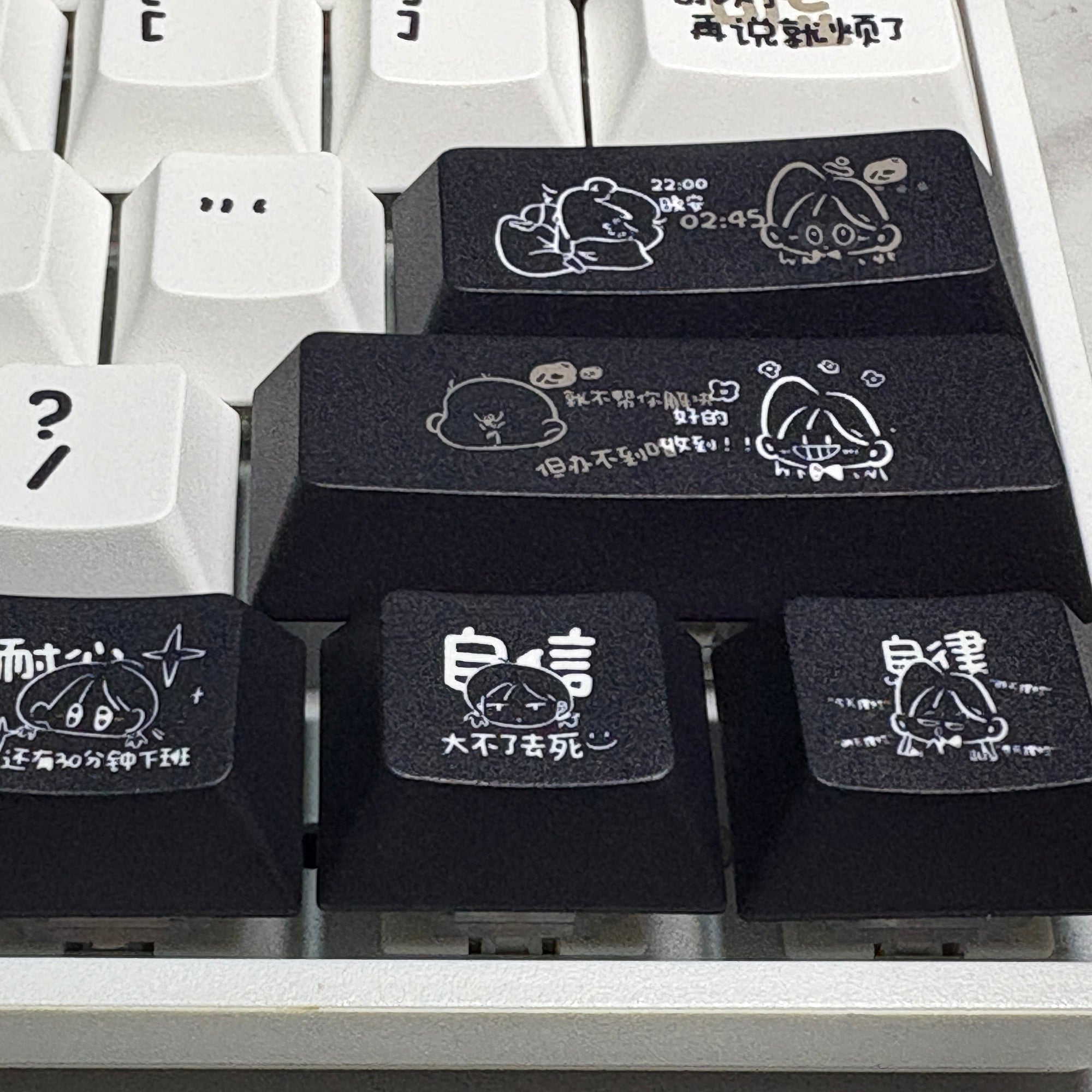 "I Love Working" Keycap (Cherry Profile | 120-Key)