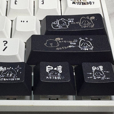 "I Love Working" Keycap (Cherry Profile | 120-Key)