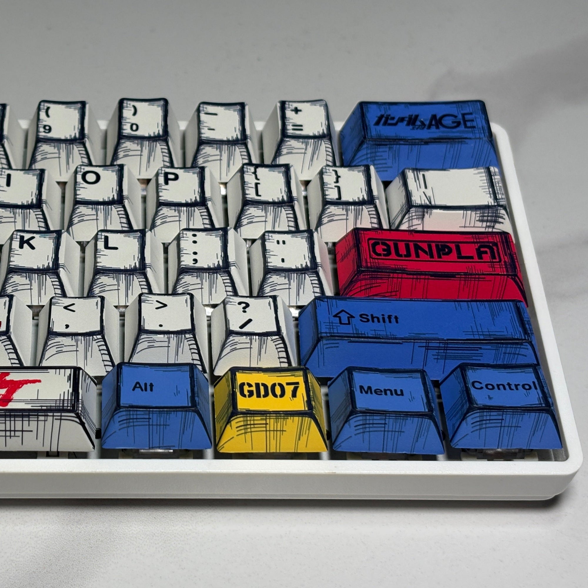 Manga Gundam Keycap (OEM Profile | 134-Key)