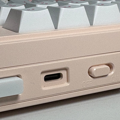 Keyboard Bundle: Maorbeng M87 Barebone + Akko Fairy Silent + Pink Sakura Keycap (Cherry Profile)