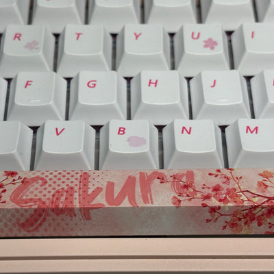 Keyboard Bundle: Maorbeng M87 Barebone + Akko Fairy Silent + Pink Sakura Keycap (Cherry Profile)