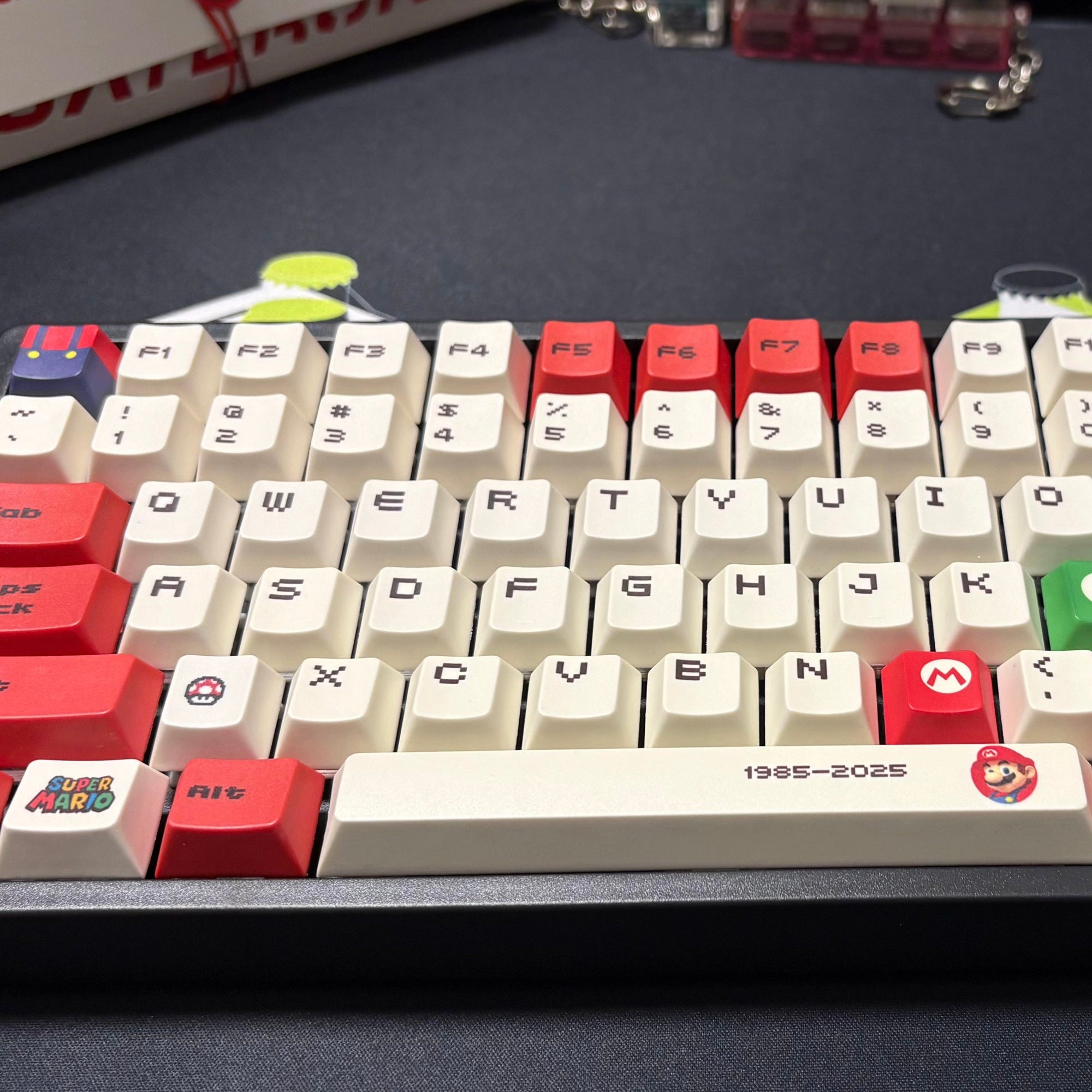 CXTech C84 + Outemu Brown + Mario-Themed Keycap