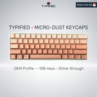 Micro‑Dust Strawberry Keycap (OEM Profile | 108-key)