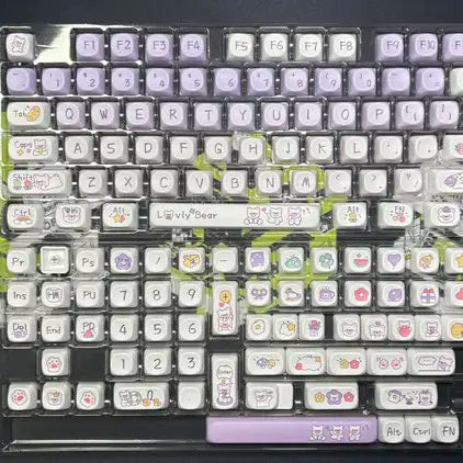 Cute Bear Keycap (MOA Profile | 133-key)