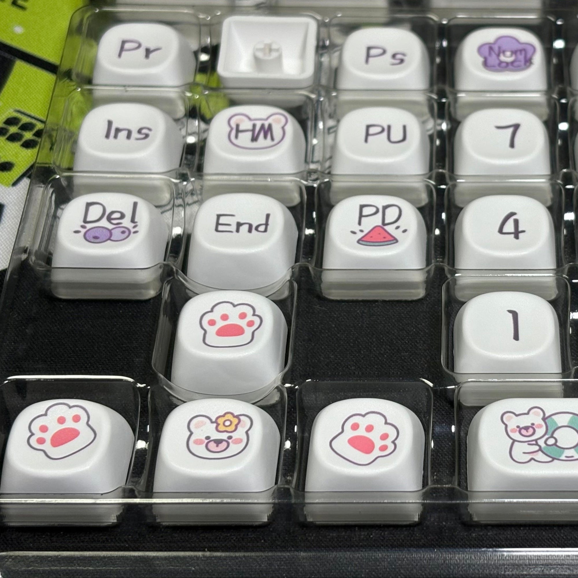 Cute Bear Keycap (MOA Profile | 133-key)